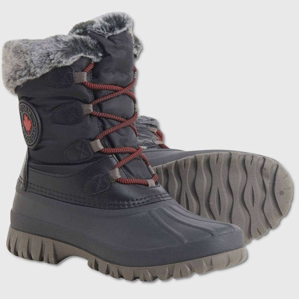Storm By Cougar Cabot Boots - NEW Womens Size 6 Black / Grey - #44736-TOP3